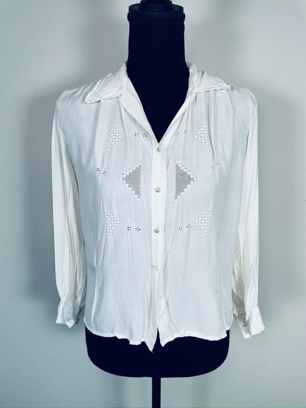 VINTAGE White Blouse